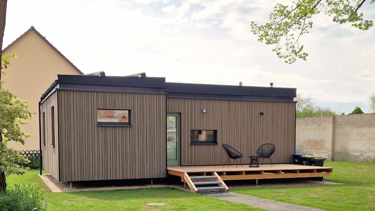 הוילה גרימה Tiny Design-Modulhaus Mit 33 M² מראה חיצוני תמונה