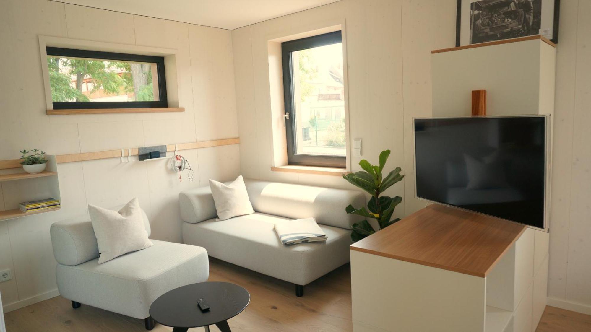 הוילה גרימה Tiny Design-Modulhaus Mit 33 M² מראה חיצוני תמונה